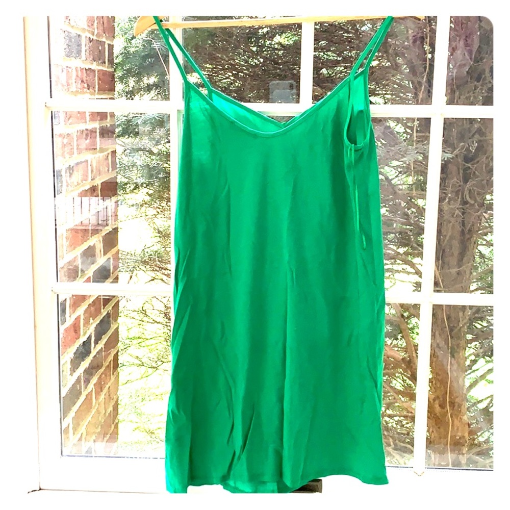 Green tank tunic
